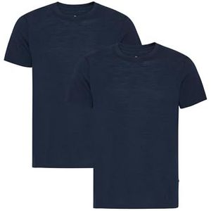 DANISH ENDURANCE - Merino Wol T-shirt - Marineblauw - 2 pack