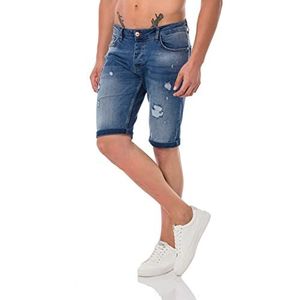 Redbridge Jeansshorts, korte broek, premium denim, casual, dark blue, 33W