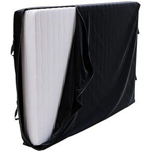 Beschermhoes voor het Opbergen en Verplaatsen van Matrassen - Voor Matras Bed 60 x 120 cm (15cm diep) - met 4 Handvaten en een Rits - Volledige Matrashoezen voor Waterdicht Opbergen, Matrasbeschermerzak