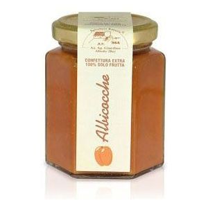 Apicoltura Cazzola - 100% EXTRA Abrikozenjam (zonder pectine) - Pot van 200 g (verpakking van 2 x 200 g)