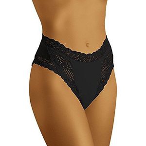 Wolbar Dames maxi-slip met hoge taille WB55, Zwart, S