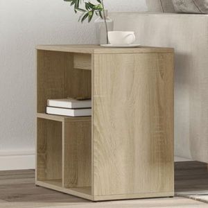 CFODOJ Tafels, Accenttafels, Eindtafels-Home-Side Tafels 2 stuks Sonoma Eiken 50x30x50 cm Engineered Wood