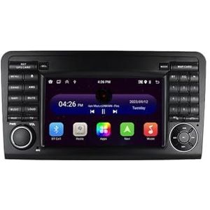 Android Autoradio Multimedia Videospeler Compatibel met Mercedes Benz ML GL W164 ML350 ML500 GL320 X164 ML280 GL350 GL450 2din(MN-ML-H2-A)