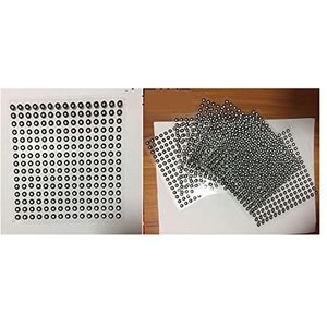 2000 stks 3d Scanner Reflecterende Markering Punten Impact Punt Richtpunt Binnen 3mm Buiten 6mm Nauwkeurig scannen