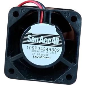 Voor Sanyo 109P0424H302 DC 24V 0.095A 40 * 40 * 28 mm ventilator