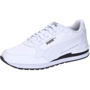 PUMA Unisex St Runner V4 L Sneaker, Puma Wit Puma Zwart Puma Wit, 44.5 EU