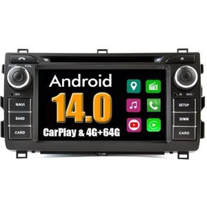 RoverOne Auto GPS Navigatie voor Toyota Auris 2013 2014 2015 met CarPlay Android Auto Autoradio Stereo Multimedia Speler Bluetooth WiFi