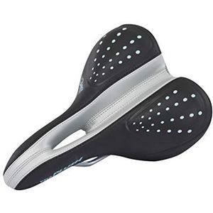 VELO Gel Zone trekkingzadel dames zwart/zilver 2019 mountainbike-zadel