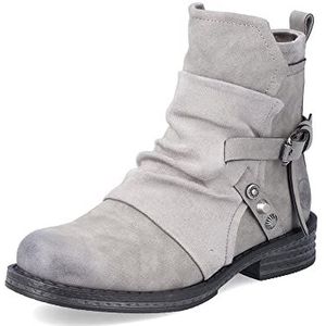 Rieker DAMES Enkellaarzen 92264, Vrouwen Enkellaarsjes,laarzen,halve laarzen,bootie,plat,Grijs (grau / 40),37 EU / 4 UK