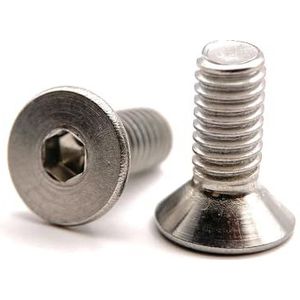 Schroeven M4 x 10 mm verzonken kop BTR van roestvrij staal A2 | Ø 4 x 10 mm - M4 x 10 mm | FHC-schroeven inbussleutel (inbussleutel) ISO 10642 / DIN 7991 | roestvrijstalen schroef A2 (V2A/304): 100