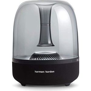 harman/kardon Aura Studio 3 - Elegant, BT draadloze luidspreker met premium design en omgevingsverlichting - zwart