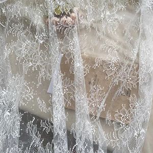 Een bruidsjurk, Kantstof for bruidsjurken for dames, 1 meter nylon, for uitgeholde kledinggordijnen