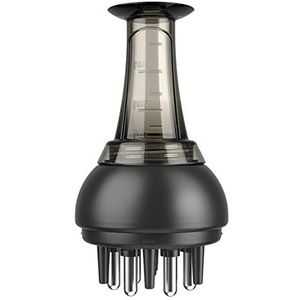 Hoofdhuid Applicator Kam 4ml Handige Meerdere Functies voor Reizen Thuis Mannen Zwart