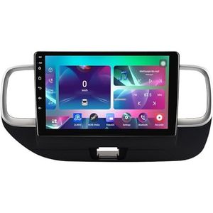 9"" Android 14 Touchscreen Autoradio 2 din met AHD Omgekeerd beeld Bediening op het stuur Bluetooth GPS navigatie Draadloze CarPlay voor Hyundai Venue 2019-2020(Q400(8+128G))
