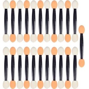 Luxxii (20 Pack) Oogschaduw Applicator Borstel Spons Getipte Make-up Tool Dual Sides Oogschaduw Applicator Borstel Comestic voor Lady Vrouwen Schoonheid