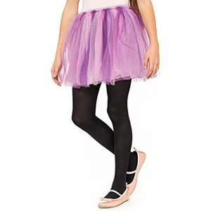 OVISSA Ultrazachte kinder- en meisjespanty voor elke activiteit, sterke panty voor meisjes, school, dans, ballet, theater, kinderen, microvezel, effen panty, 50 denier, Zwart, 3-4 jaar