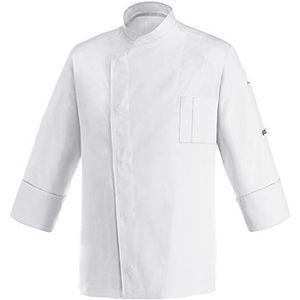 EGOCHEF - Chef Jacket Lange Mouw 100% Microfiber, Wit, L