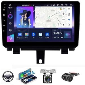 Android 13 Auto Stereo MP5 Player 9'' Screen Autoradio Voor Audi Q3 2013-2017 Car-play Android Auto GPS-navigatie Bluetooth RDS FM AM DAB+ Radio Stuurbediening Voice Control(NF-5 8Core 4+64G)