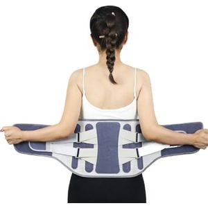 Buik-weg-gordel, Rugsteun Met Groot Steunpaneel En Ademende Rugsteunbanden Buik Trainers(Blue,XXL)