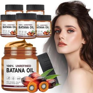 Batana Oil, Batana Oil Hair, Batana oil Paste, Batana Oil Conditioner 120ml, Voedt en Beschermt de Haarschacht, Maakt Het Haar Glad (5 Stuk)