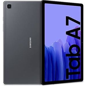Samsung Galaxy Tab A7 tablet, display 10,4 inch (10,4 cm), TFT, 32 GB, uitbreidbaar tot 1 TB, 3 GB RAM, batterij 7.040 mAh, LTE, Android 10, camera achterzijde, 8 MP, donkergrijs