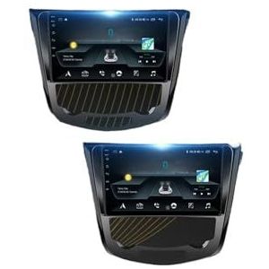 Android-compatibel for Nissan Qashqai J11 2014-2017 AT Navigatie CarPlay Autoradio Multimedia Navigatie 2DIN WIFI(Silver)
