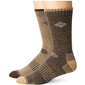 Columbia Moisture Control Crew Herensokken, pack van 4, Beige, 6-12