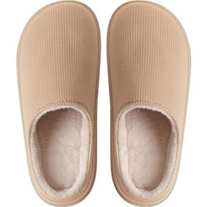 Rojeam - Winter Pantoffels - Bruin - Dames - Warme Huisschoenen