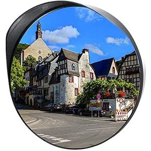 Verkeersspiegels, Convex veiligheidsspiegel, weerbestendige dodehoekspiegel, gebogen acrylspiegel for opritten, winkels en kantoren(80cm/31.5in)