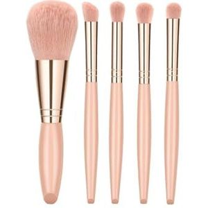 Kwastenset Professionele Reismake-upkwastenset Oogschaduwmake-upkwast Zachte Kwast Basismake-upkwast Make-Up Borstel Set(A)