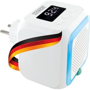 SCHWAIGER - Socket Radio - Wekker Radio - Compact - Bluetooth - Nachtlampje - FM