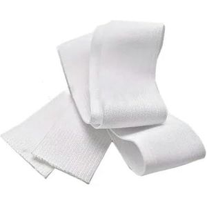 5Yards elastische band naaien kleding broek stretch riem kledingstuk DIY stof tailleband accessoires wit zwart 3,0 mm-50 mm-38 mm wit