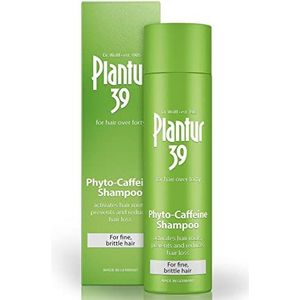Plantur 39 Cafeïne Shampoo voorkomt en vermindert haaruitval 250ml | Voor fijn broos haar | Unieke galenische formule ondersteunt haargroei
