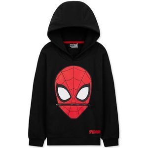 Marvel Sweatshirt voor jongens - Spiderman Hoodie 3-12 jaar - Sweatshirts voor jongens van katoen Spiderman kleding voor kinderen, Zwart, 4-5 anni