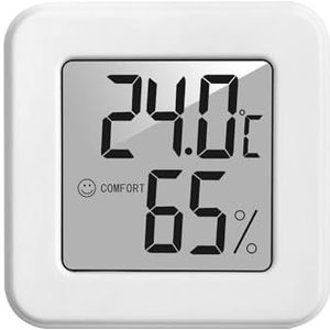Mini LCD Digitale Thermometer Hygrometer Indoor Elektronische Temperatuur Hygrometer Sensor Meter Lachend Gezicht Display Nauwkeurige Monitor
