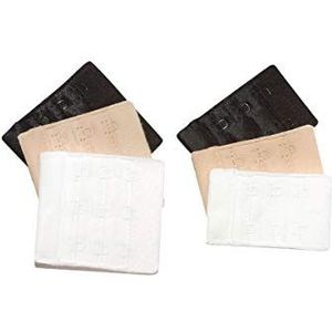 Miss Mary of Sweden 3-pack behaband-verlengers 2 haakjes / 3 haakjes / 4 haakjes 3 hooks Veelkleurig