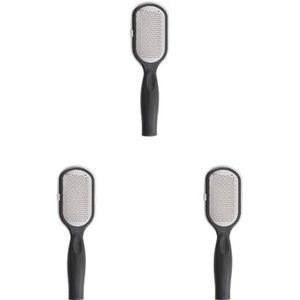 3 Set van Voet Eelt Rasp Skins Scrubben Gereedschap Pedicure Accessoire Vrouwen Mannen Harde Dode Huid Verwijdering Scrubber Hak Wrijven Bestanden Zwart