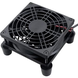 5 V USB routerventilator 92 x 92 x 25 mm TV box ventilator 92 mm 9225 stil voor desktop