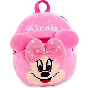 JPYH Minnie Minnie Mouse Rugzak voor kinderen, voor dieren, school, picknick, camping, roze