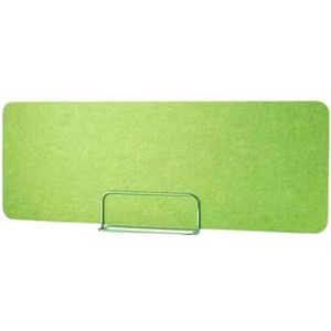 KFGISD, 4 stuks akoestische viltschermen, geluidsdempende panelen, studententestverdelers, niesbeschermingsschermen for thuiskantoren,Bureauwanden(Green,(40 * 50) with mobile base)