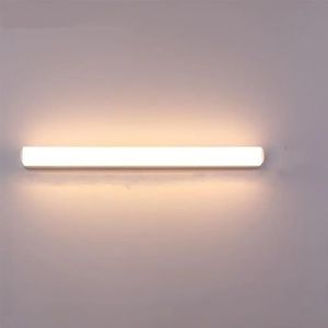 Wandlamp Indoor Badkamer Slaapkamer Acryl Schansen Moderne Eenvoud Mode Wandlamp Spiegel Vochtbestendig Anti-condens Verlichtingsarmatuur Wandlampen Op Batterij(Color:B,Size:Warm White (2700-3500K))