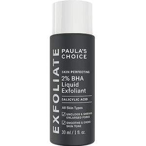 Paula's Choice SKIN PERFECTING 2% BHA Liquid Exfoliant - Dagelijkse Peeling met Salicylzuur onstopt Poriën & Reguleert Talg – tegen Puistjes & Mee-eters - Gecombineerde & Vette Huid - 30 ml