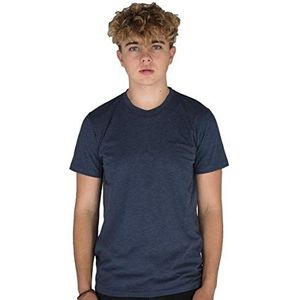 Pierre Cardin Mens nieuw seizoen essentiële klassieke fit ronde hals T-shirt, Denim Marl, XXL