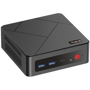 MAGICNUC AS1 Mini Home Gaming-pc, Ryzen 5 3550H, 16 GB DDR4, 512 GB PCIe 3.0 SSD, Type-C 5 Gbps/HDMI 4K, WiFi 5, BT 5.0, miniatuur compacte pc, mini-pc
