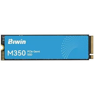 BIWIN M350 1 TB SSD, PCIe 4.0 NVMe M.2 SSD, tot 6.000 MB/s, grafeen thermisch beheer en HMB, PCIe Gen4x4 Interface Solid State Drive, compatibel met desktops, laptop, mini-pc, PS5