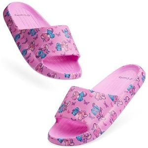 Disney Stitch kindersandalen, meisjes, zomer, zwembadsandalen voor kinderen, 30-35, Fuchsia roze, 34/35 EU