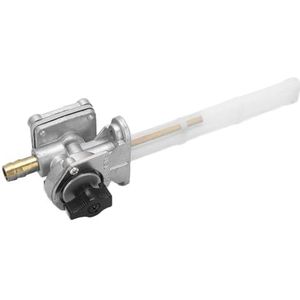 Brandstofklep Afgesloten Tankschakelaar Gastank Benzinekraan Schakelaar Brandstofklep Benzinekraan Montage Corrosiebestendig Roestvrij 51023-1260 Aluminiumlegering