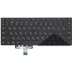 US Russisch toetsenbord met achtergrondverlichting voor HUAWEI voor MateBook VLT-W50/W60 WRT/VLR/KPR/KPL-W00/W19/W19L/W29/W29L WRTB-WFE9L 9Z.NEWBN.00Q(RU Backlight)