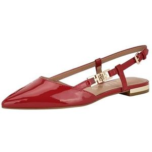 Guess Dames Franie Ballerina's, rood gelakt 610, 38 EU, Rood gelakt 610, 38 EU
