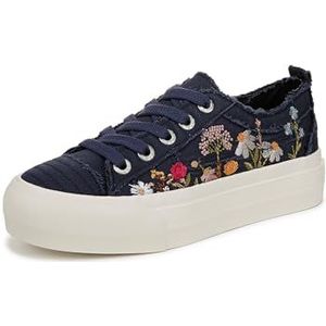 Blowfish Malibu Womens Sadie-Sun Sneaker Navy 8 M